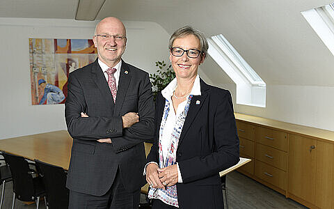 Alfred Jansenberger (links) und Marie-Elis Marwitz (rechts).