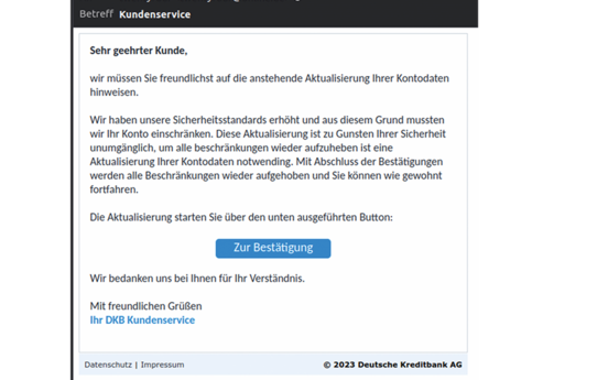 Screenshot Phishing Online-Banking